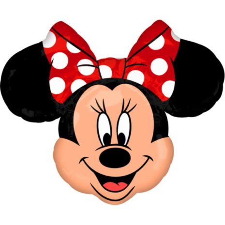 Globo Metálico Cumpleaños Personaje Minnie mouse rojo 36" Met
