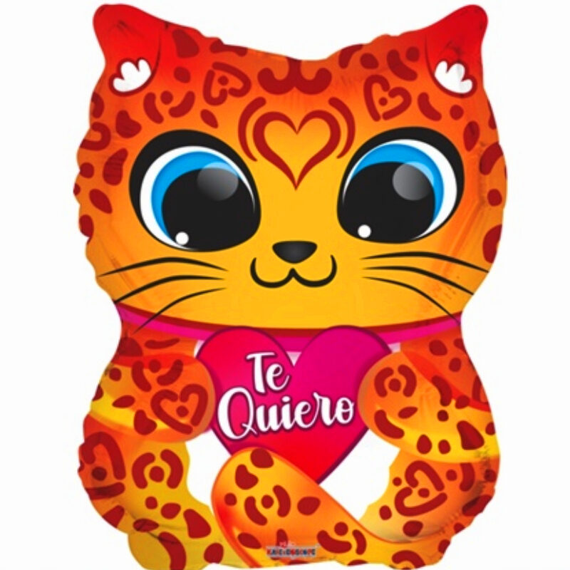 Globo Metalico San Valentin te quiero jaguar junior 18" Met