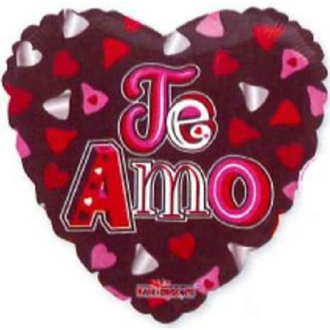 Globo Metalico Te Amo 18"