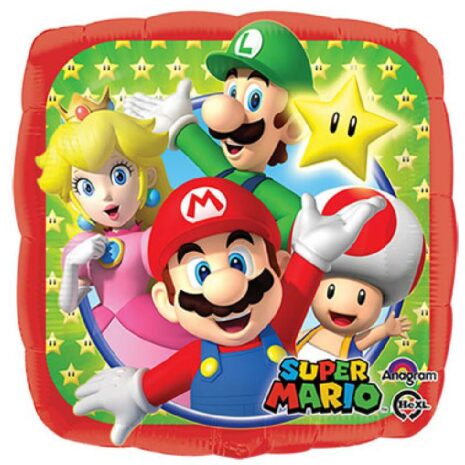 Globo Metálico Super Mario 09"