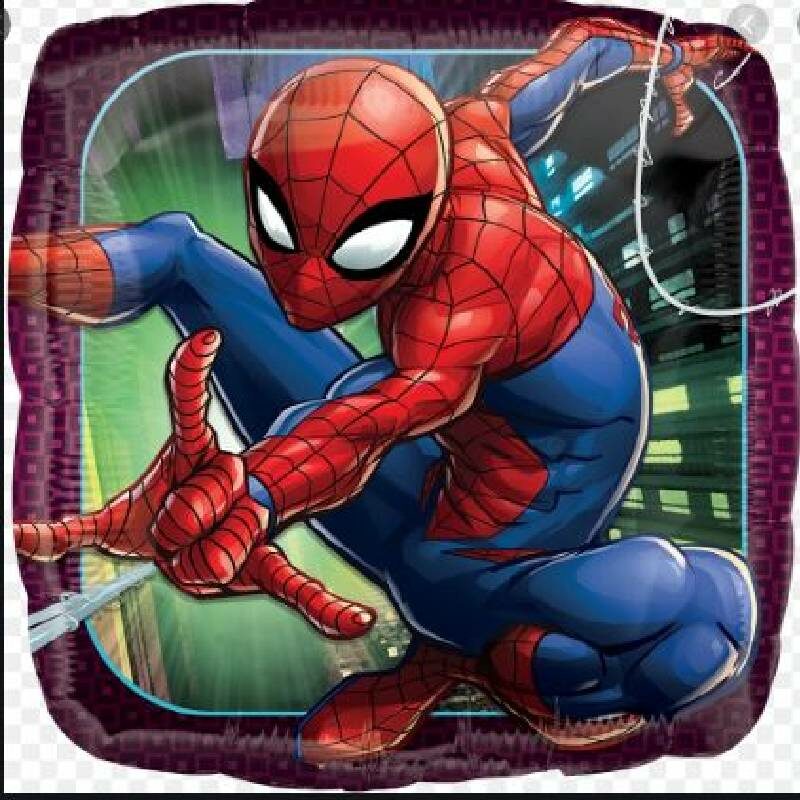 Globo Metálico Spider Man 09"