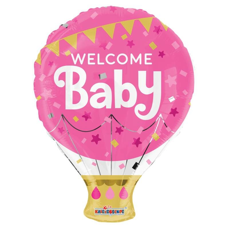 Globo Metalico Welcome Baby 18"