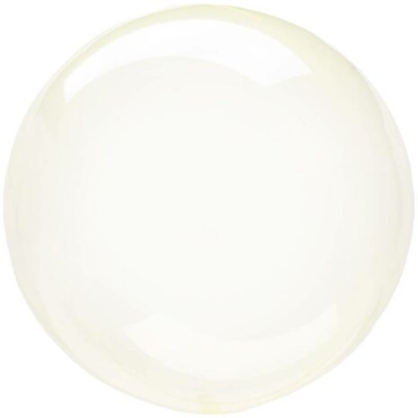 Globo Metalico Burbuja Transparente Crystal Clearz de Cumpleaños, 18 Pulgadas en Forma Circular, Marca Anagram