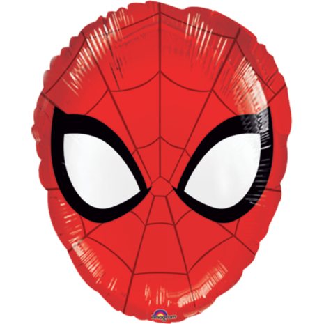 Globo Metalico Spider Man de Cumpleaños, 18 Pulgadas en Forma de Silueta, Marca Anagram